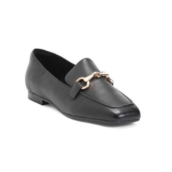 ROCKPORT Black Leather Polly Comfort Loafers - Picture 1 of 2